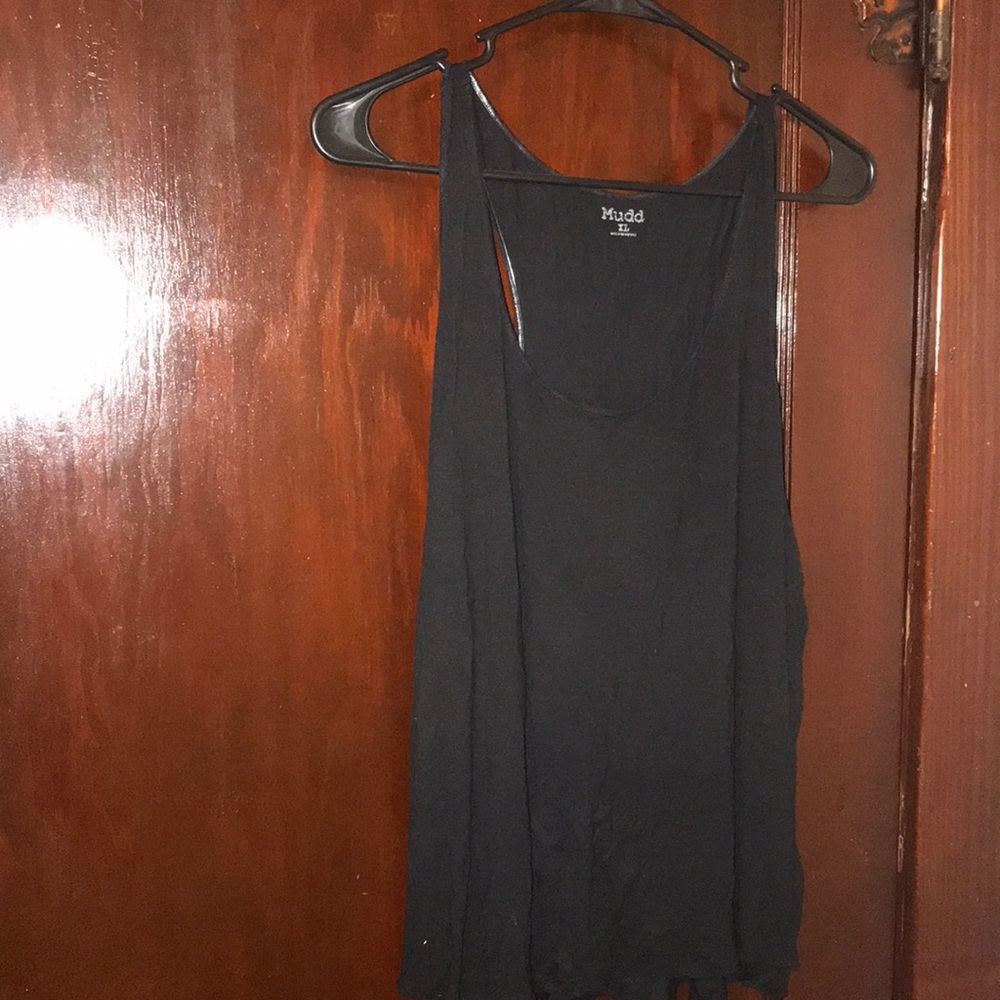 Black tank top